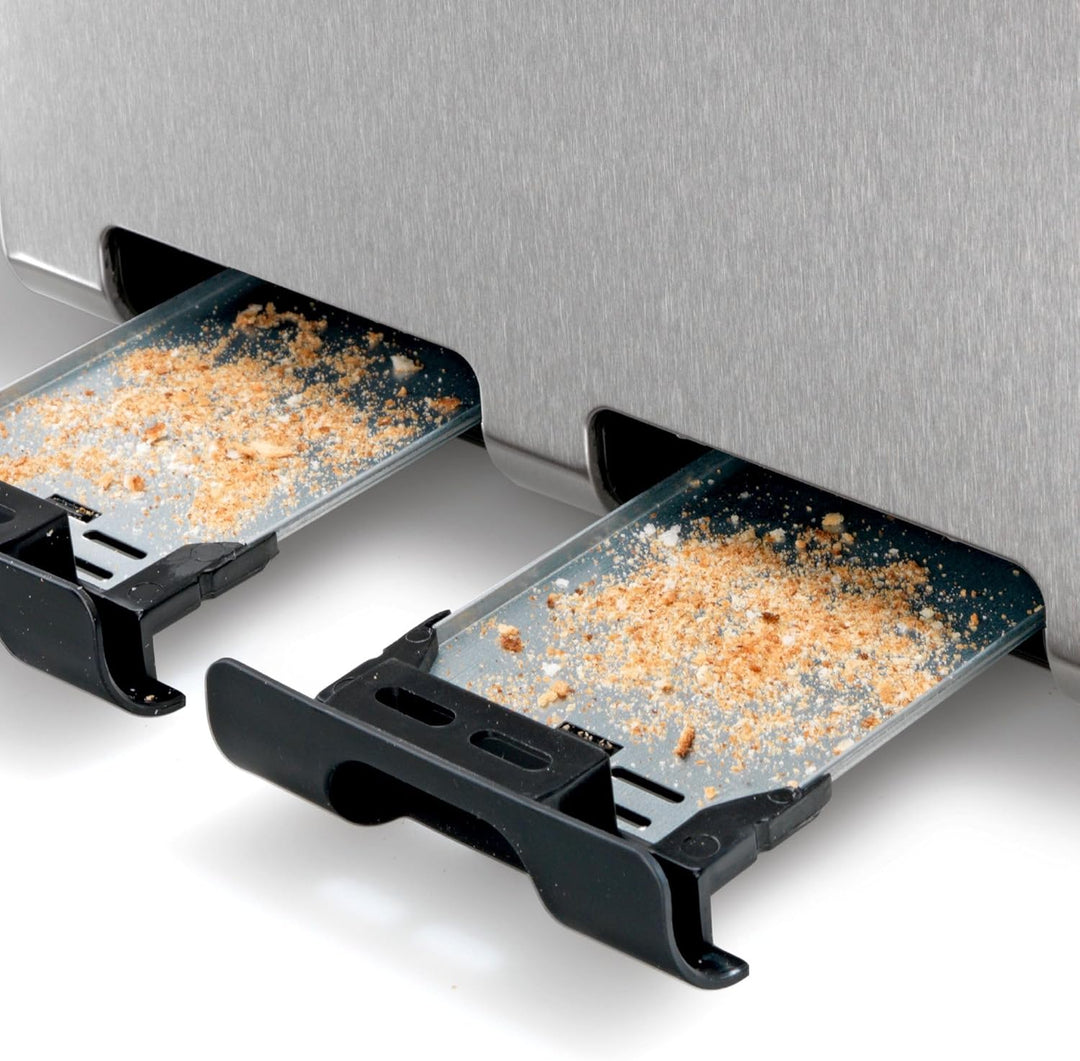 Bosch 4-Schlitz Toaster TAT7S45, mit Abschaltautomatik, mit Auftaufunktion, ideal für 4 Scheiben Toa