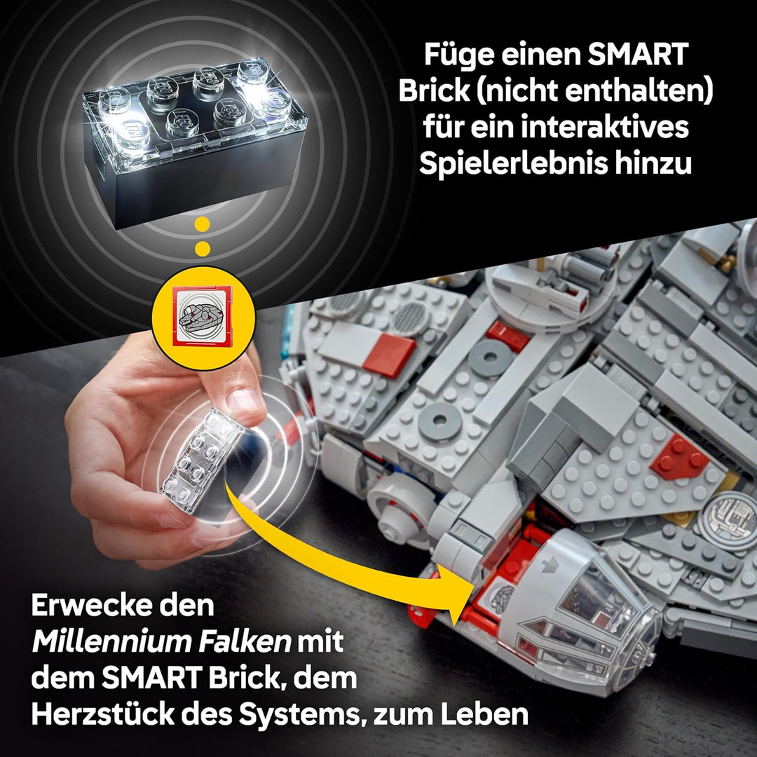 LEGO Star Wars 75426 SMART Play: Millennium Falke Modell - Kompatibles Interaktives Spielzeug inkl.