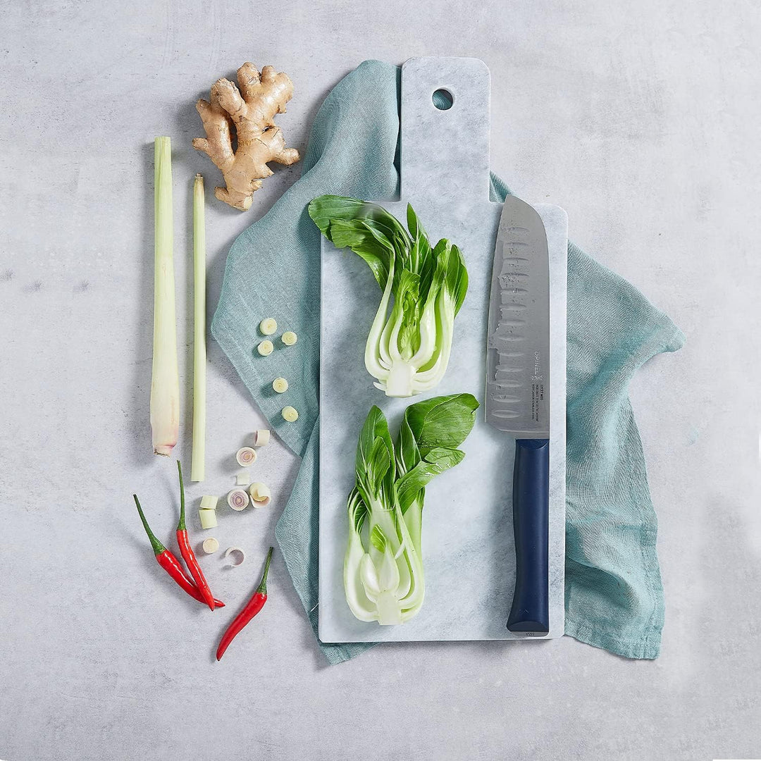 Opinel 254522 Intempora II Santoku Messer, Silber, 30.5 cm