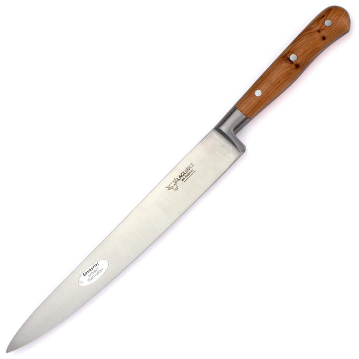 Laguiole en Aubrac Filetiermesser Küchenmesser - Klinge 20 cm - Griff Wacholder - Geschmiedete Quali