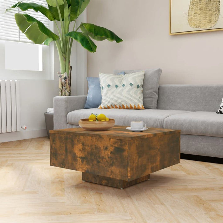 FIRBNUS 60x60x31,5 cm Quadratischer Tisch Wohnzimmertisch Kaffeetisch Couchtisch Modern Stilvollen W