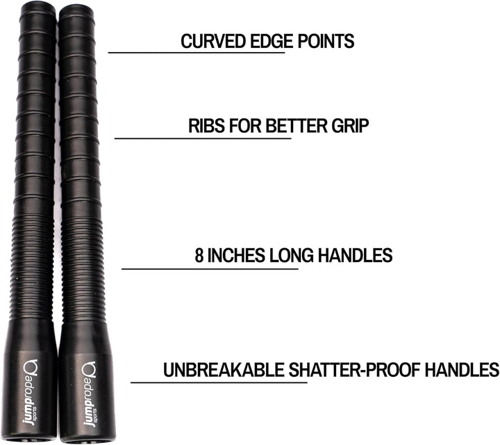 Professionelles Rope Skipping Wettkampf Springseil Freestyle Bead - Länge verstellbar (3m Seillänge)