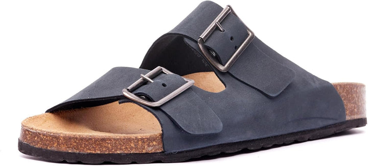 Nordan Bequeme Herren Sandalen aus echtem Leder. Sandalen Herren mit anatomisch geformtem Fussbett 4