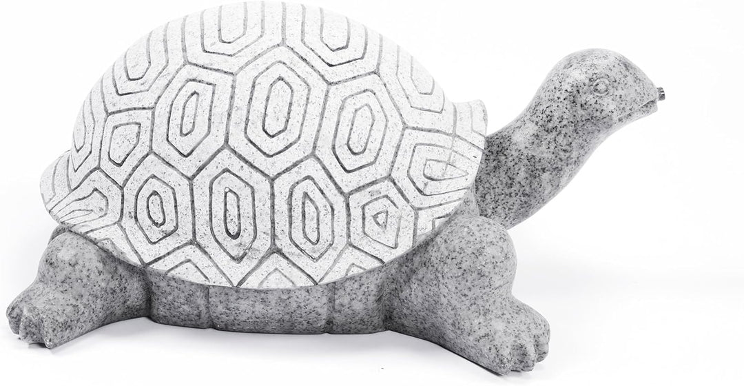 Esotec Solar Wasserspeier Set Schildkröte, Solarpumpe, Teichfigur Gartenfigur & Gartenstatue, Tauchp