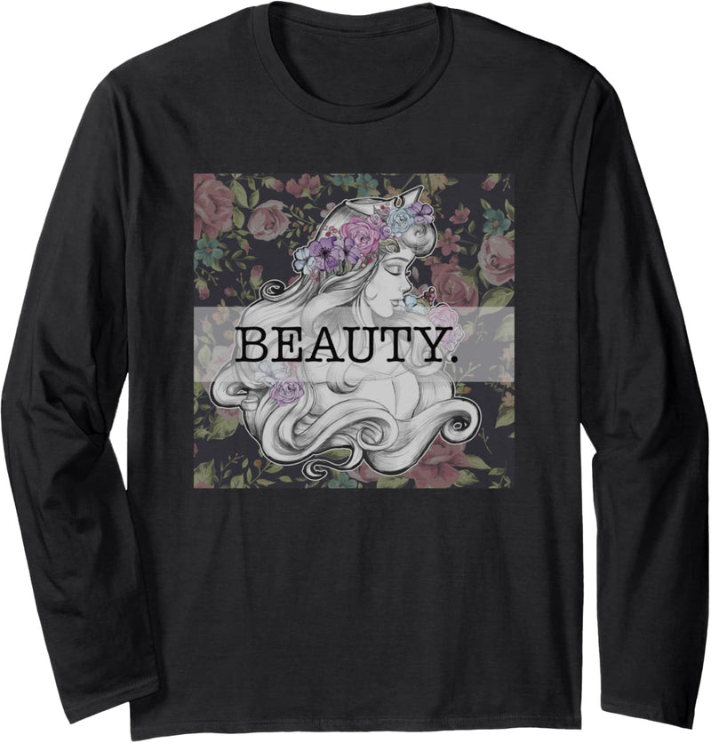 Disney Sleeping Beauty Floral Print Box Langarmshirt