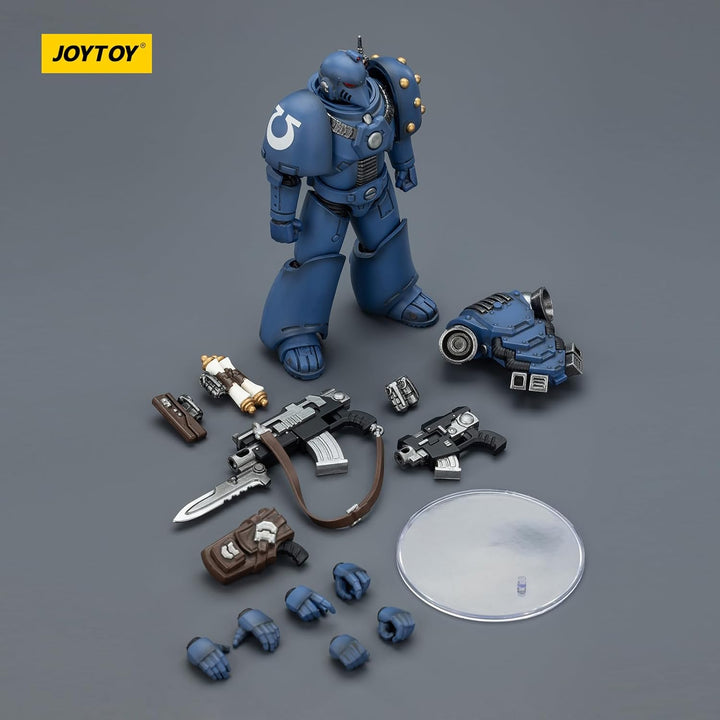 JOYTOY Warhammer 40K Horus Heresy, Ultramarines MKVI Tactical Legionary 1/18 Action Figur，Sammeln Un