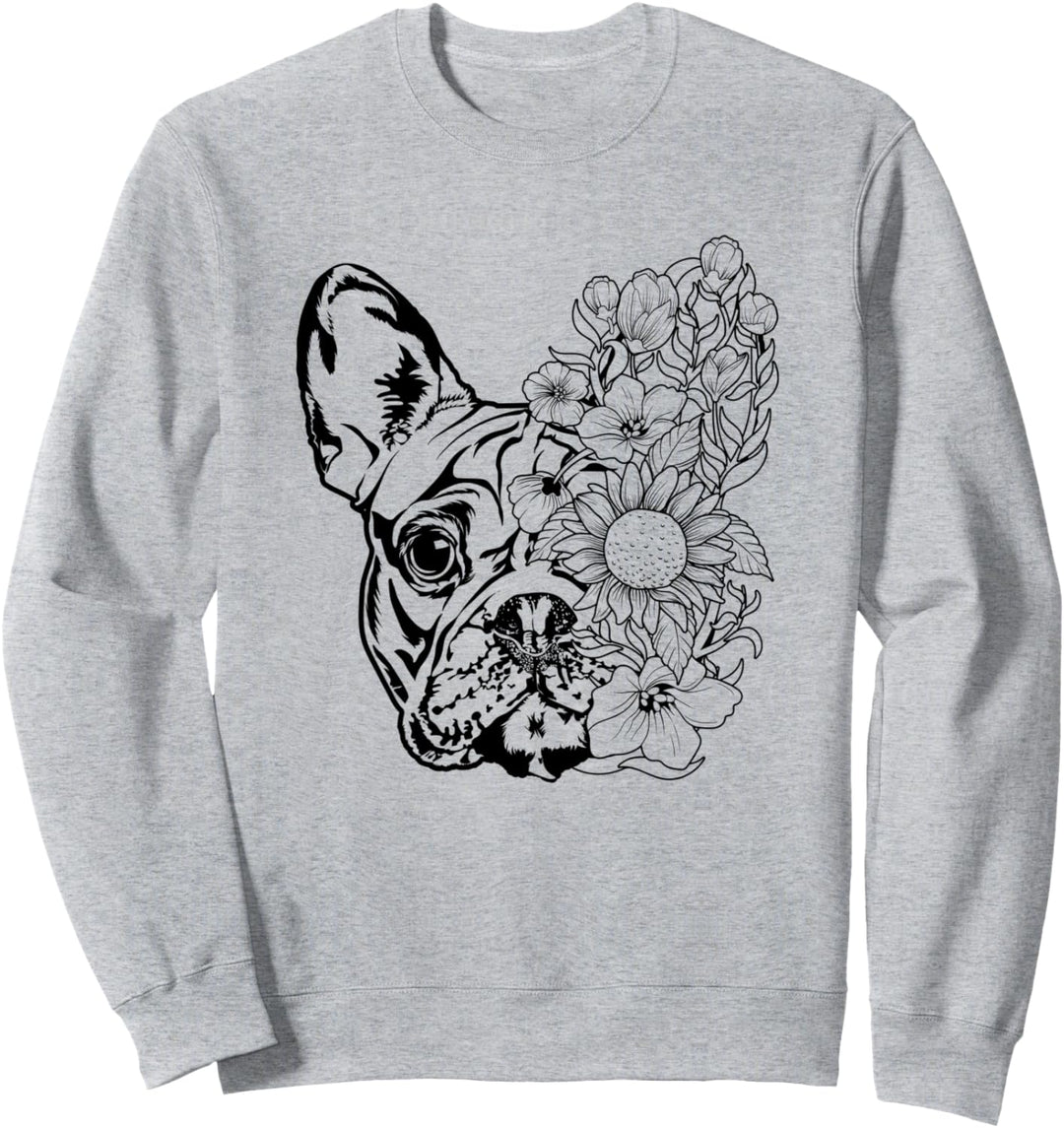 Französische Bulldogge Shirt Damen Kinder Frenchie Mama Sweatshirt