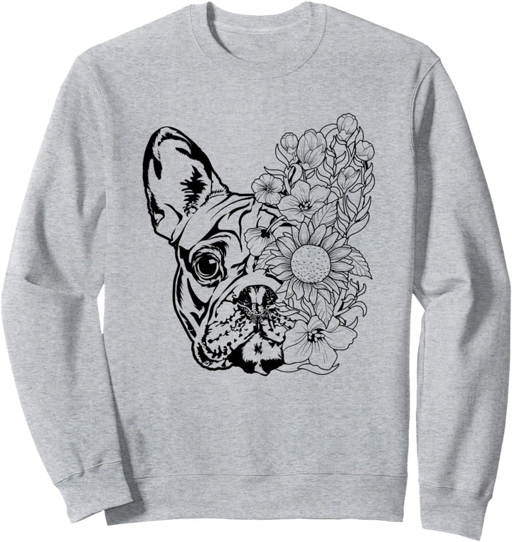 Französische Bulldogge Shirt Damen Kinder Frenchie Mama Sweatshirt