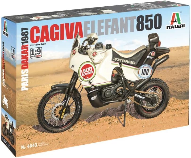 Italeri 3653S - 1:9 Cagiva Elephant 850 Winner 1987, Modellbau, Bausatz, Standmodellbau, Basteln, Ho