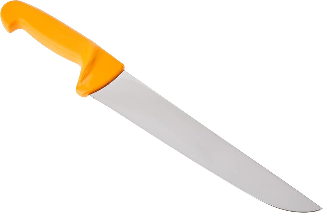 Victorinox Küchenmesser Swibo Blockmesser Normaler Schliff, 26 cm Klingenlänge, Nylon, Schwarz,