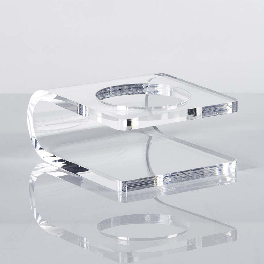 CAYB Design Ballhalter aus hochwertigem Acrylglas für Fussball, Basketball, Volleyball, Handball | S