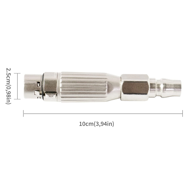 3XLR Adapter Buchsenkopf Konvertierung zu Vac-U-Lock Air Quick Connector für den Anschluss an Maschi