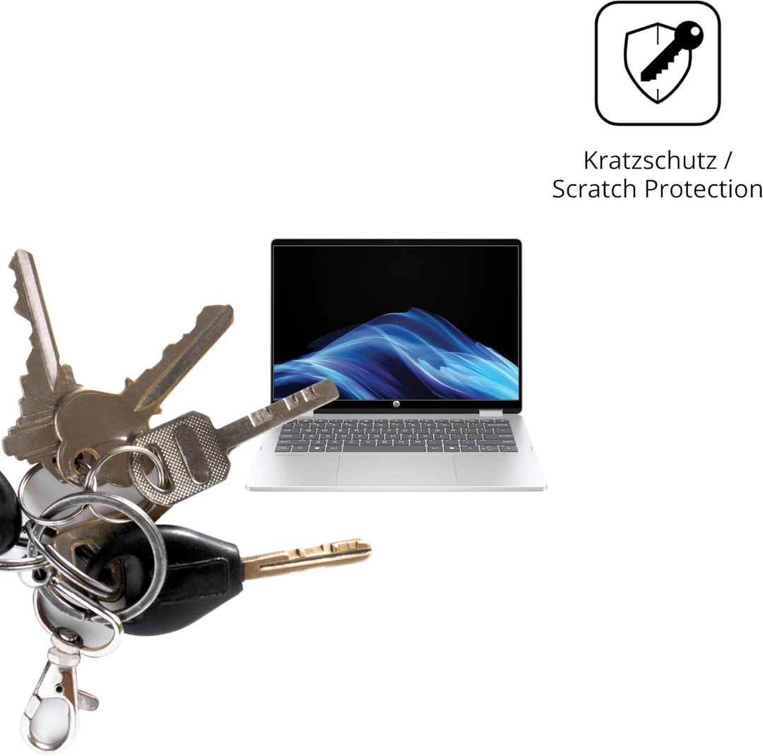 dipos I 2x Schutzfolie klar passend für HP OmniBook 5 Flip 14-FP0254ng Folie Displayschutzfolie, Ult