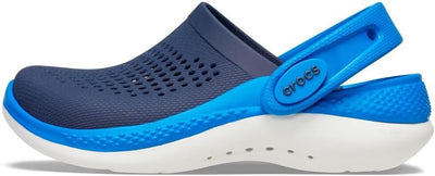 Crocs unisex-child Literide 360 Clog Clog, Navy/Bright Cobalt, 23/24 EU