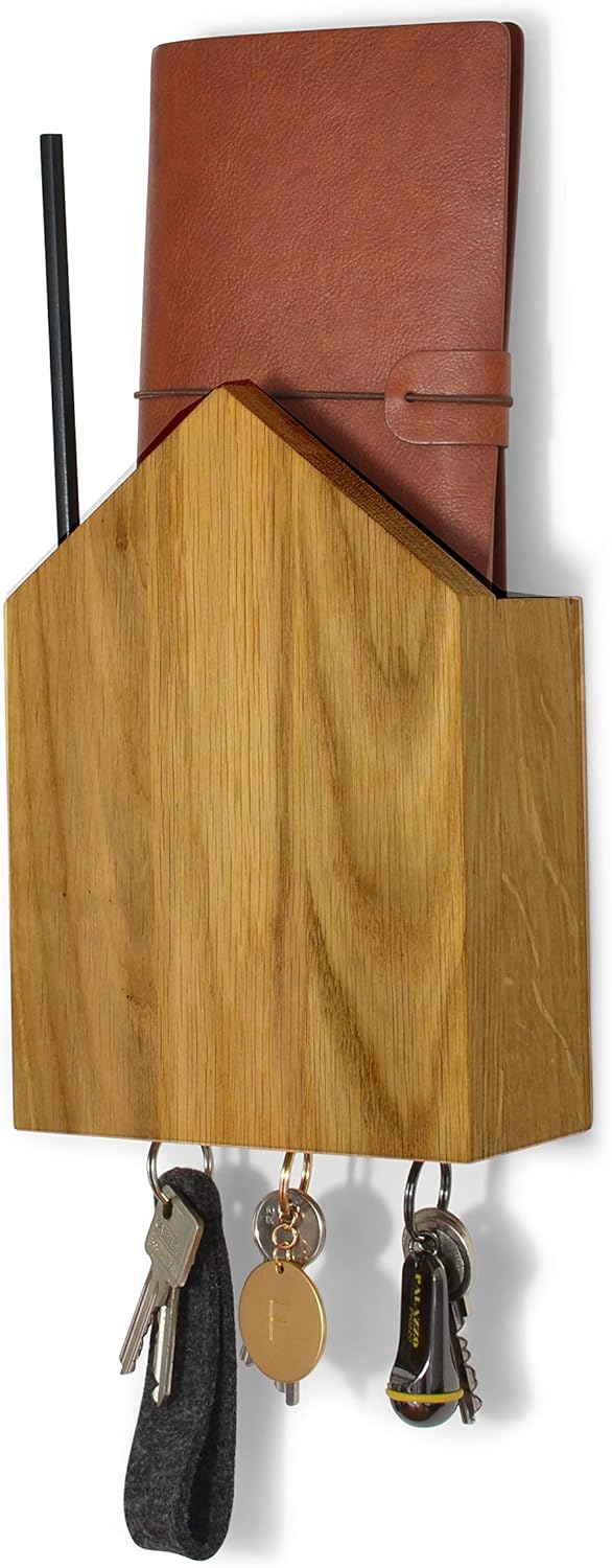 Natuhr magnetisches Schlüsselbrett Logde magnetischer Schlüsselkasten (Eiche geölt), Eiche Geölt