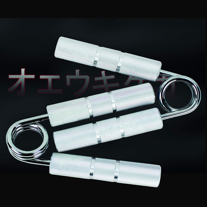 Robert Baraban Aluminium Handgripper, extra stabile Ausführung, verchromt, Handtrainer für maximale