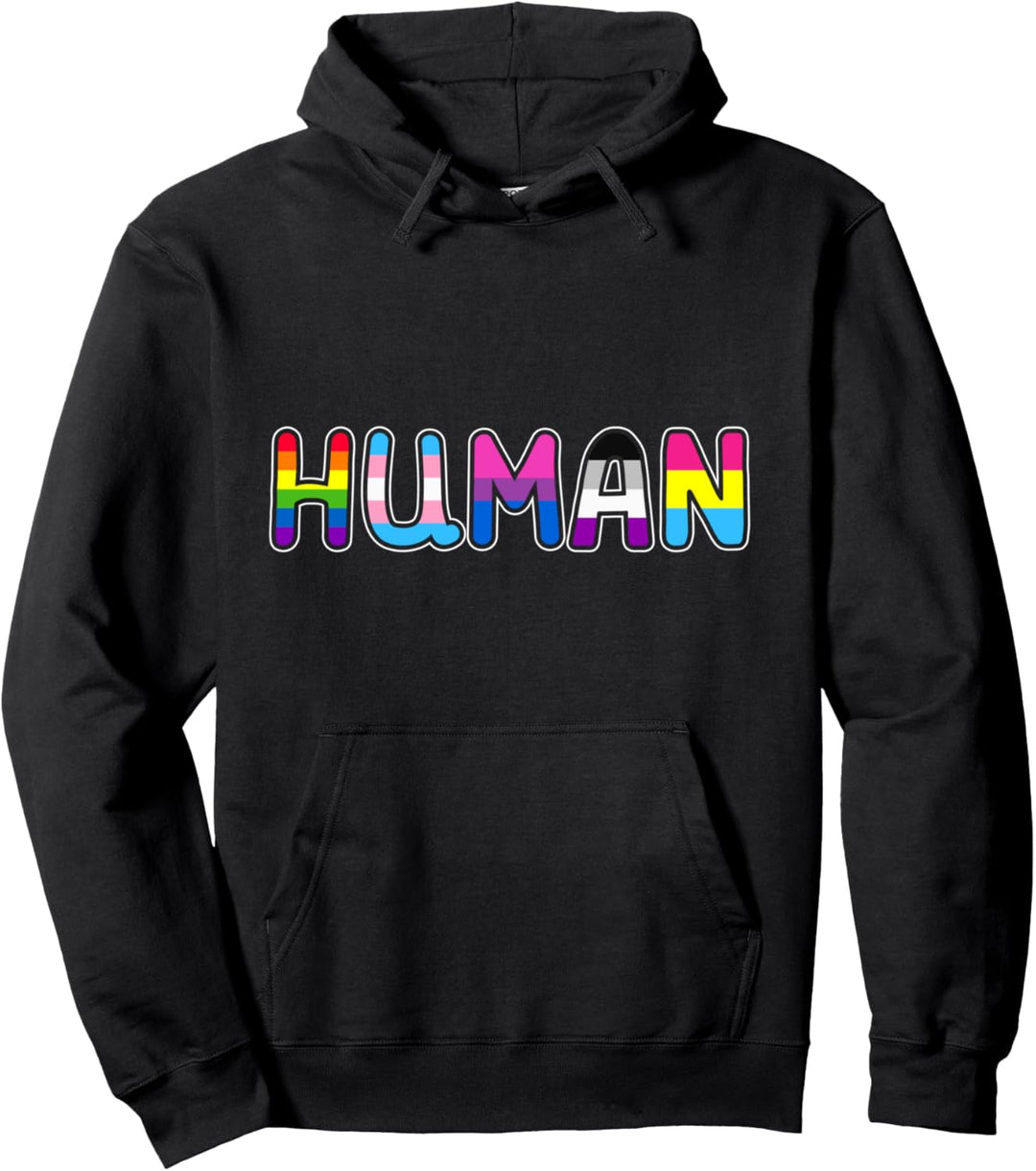 Human Pride Transgender LGBTQ Gender Gleichheit transst stol Pullover Hoodie