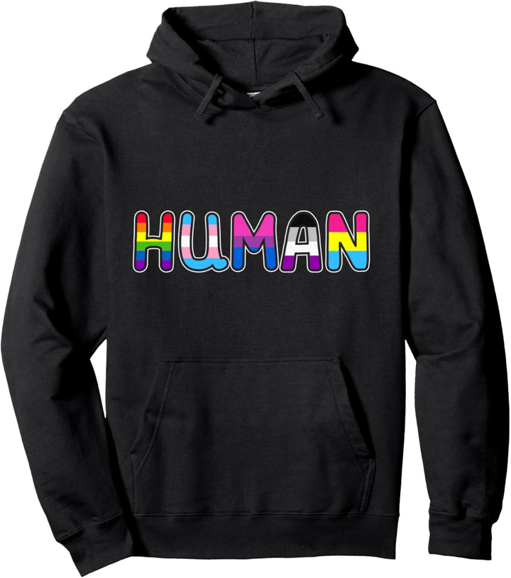 Human Pride Transgender LGBTQ Gender Gleichheit transst stol Pullover Hoodie