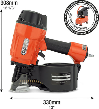 Tacwise GCN70V 70mm Druckluft-Nagelspuler, orange