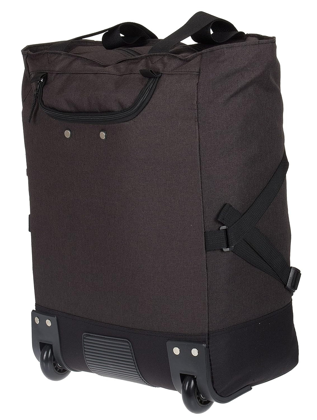 Punta Wheel Einkaufstrolley + Faltshopper 2er Set 10183-0100 Schwarz +s | Einkaufsroller Einkaufswag