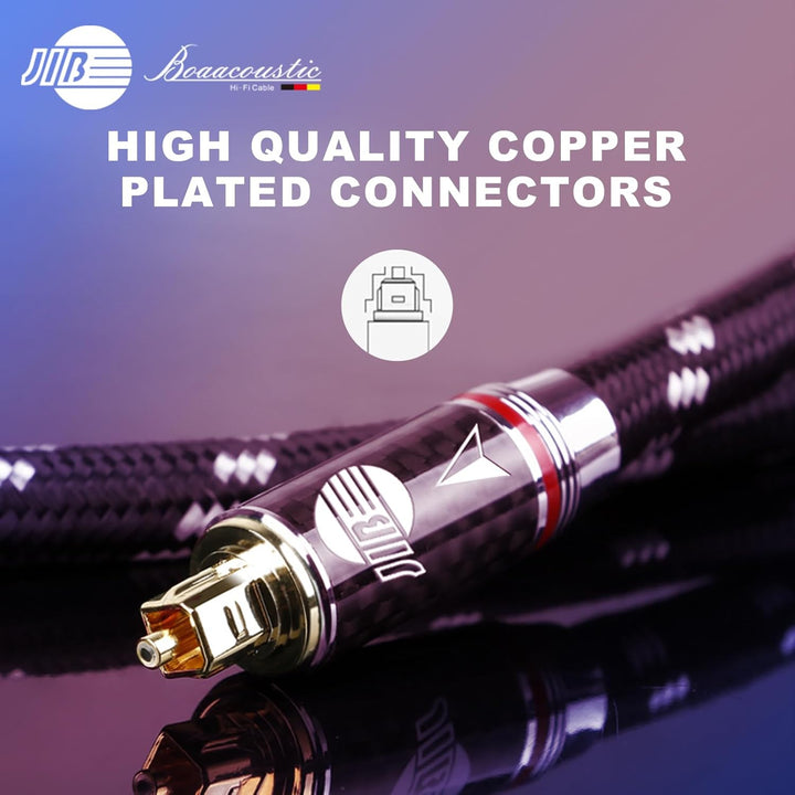 BOAACOUSTIC JIB Optisches Audiokabel High End Audio & hifi Optical Audio Cable Digital Toslink Kabel