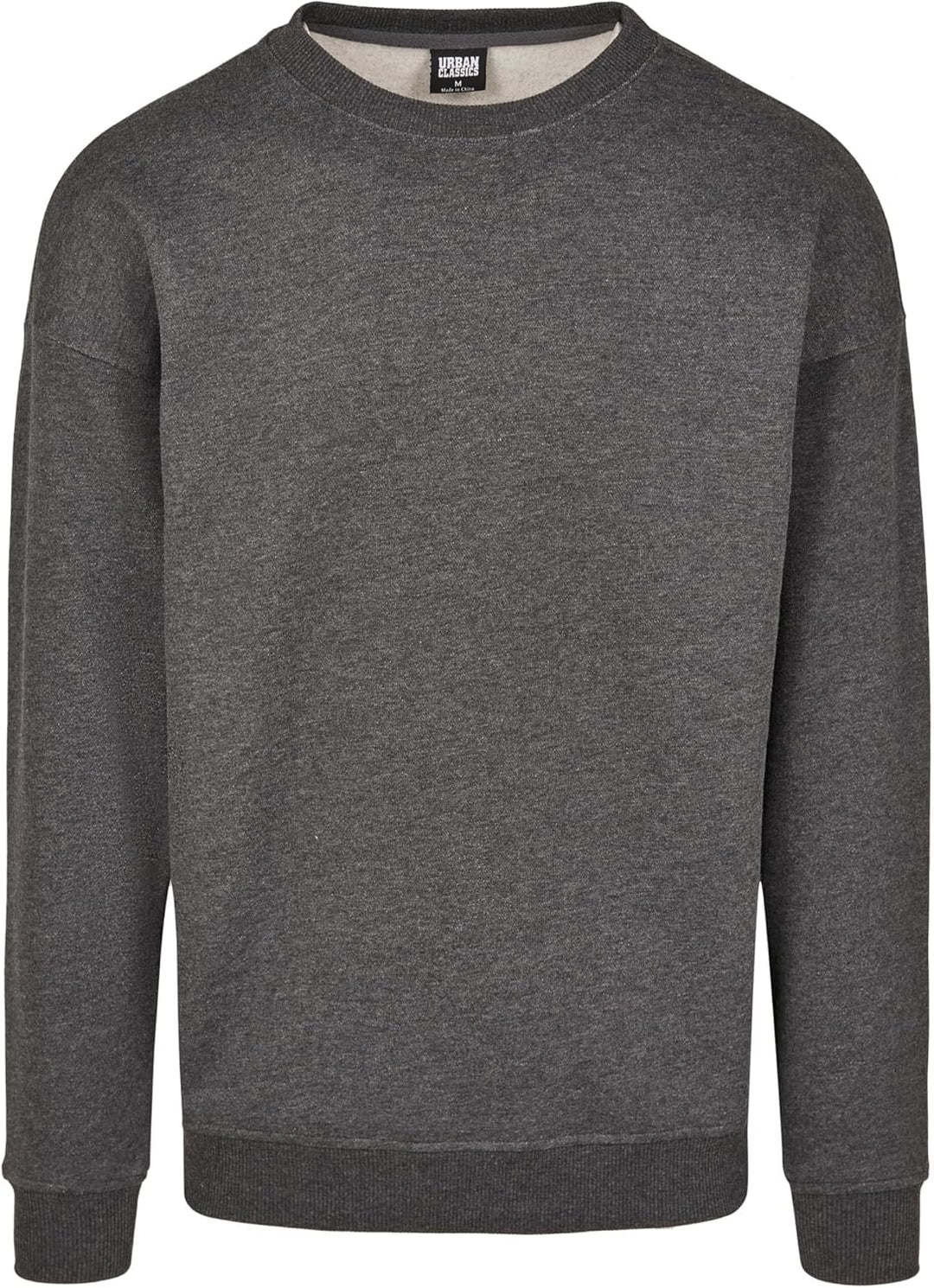 Urban Classics Basic Crewneck Männer Langarmshirt schwarz Basics, Streetwear S Grosse Grössen Charco