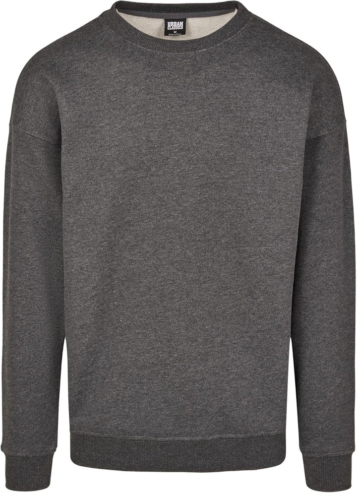 Urban Classics Basic Crewneck Männer Langarmshirt schwarz Basics, Streetwear S Grosse Grössen Charco