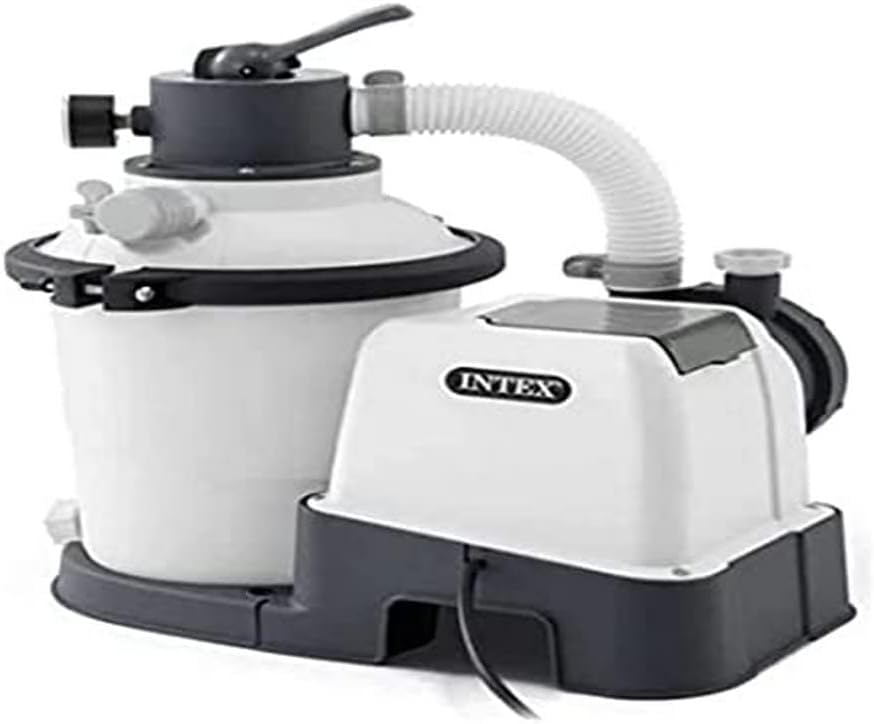 Intex SX925 Sandfilter, 2 m³/h, für Pools bis 17 m³, weiss & Surface Skimmer - Deluxe Wall Mount Sur