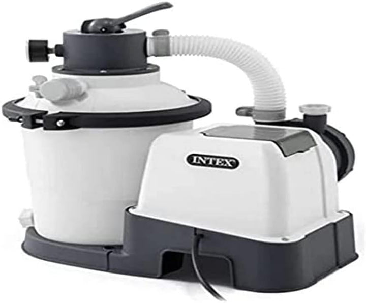 Intex SX925 Sandfilter, 2 m³/h, für Pools bis 17 m³, weiss & Surface Skimmer - Deluxe Wall Mount Sur