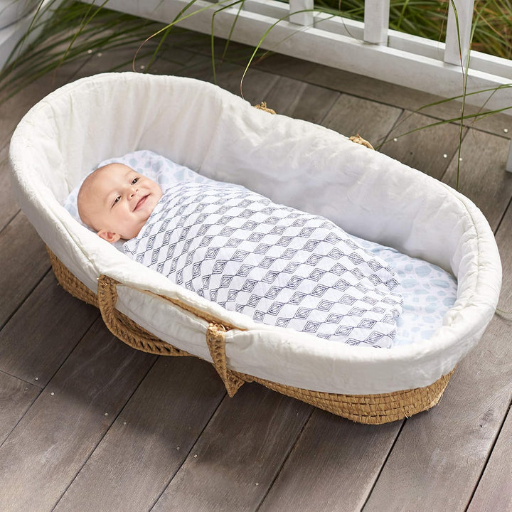 aden + anais Wildlife Swaddle Decke - Pack von 4 | Grosser 100% atmungsaktives Musselin -Baumwoll -S