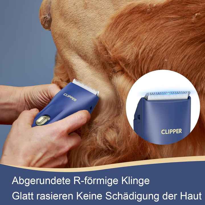 Professionelle Hundeschermaschine für dickes Fell, Schnurlos Katzen-Hund-Pflegeset, Wiederaufladbare