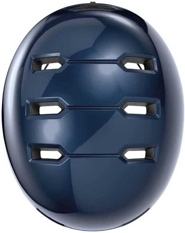 ABUS Kinderhelm Skurb Kid - robuster Fahrradhelm im Skater-Look mit Platz für einen Zopf und vielfäl