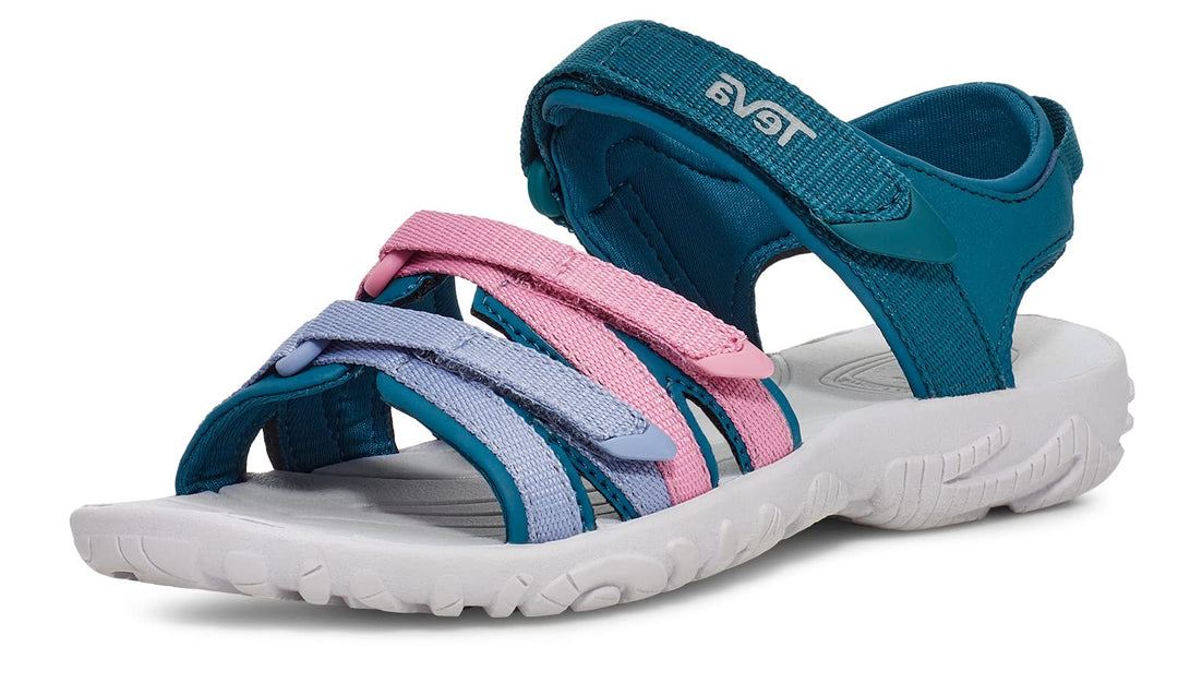 Teva Mädchen Tirra Kids Sportsandale, 28 EU Blue Coral Multi