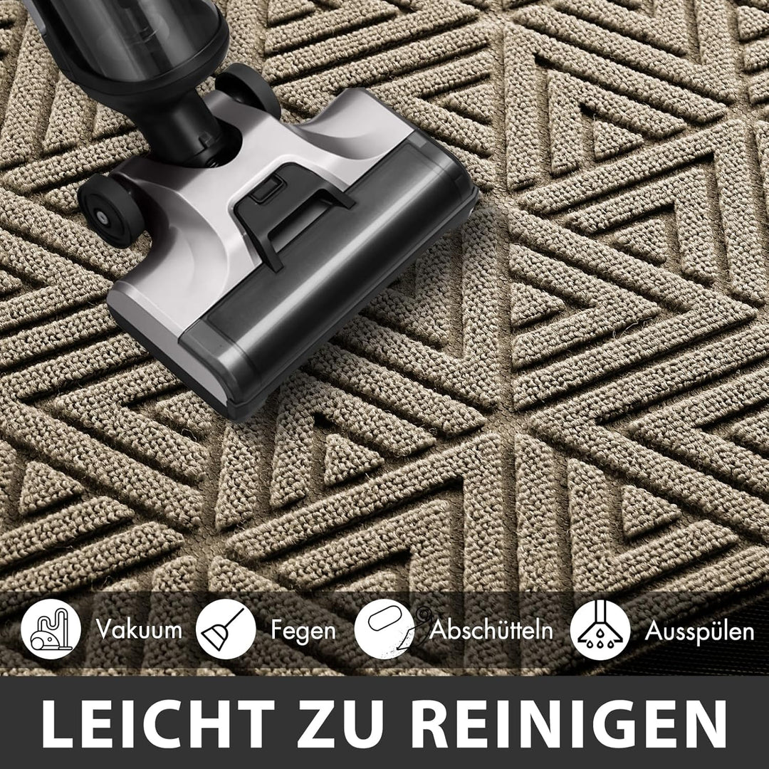 Yimobra Fussmatte für den Aussenbereich, strapazierfähige und langlebige Eingangsmatte für den Ausse