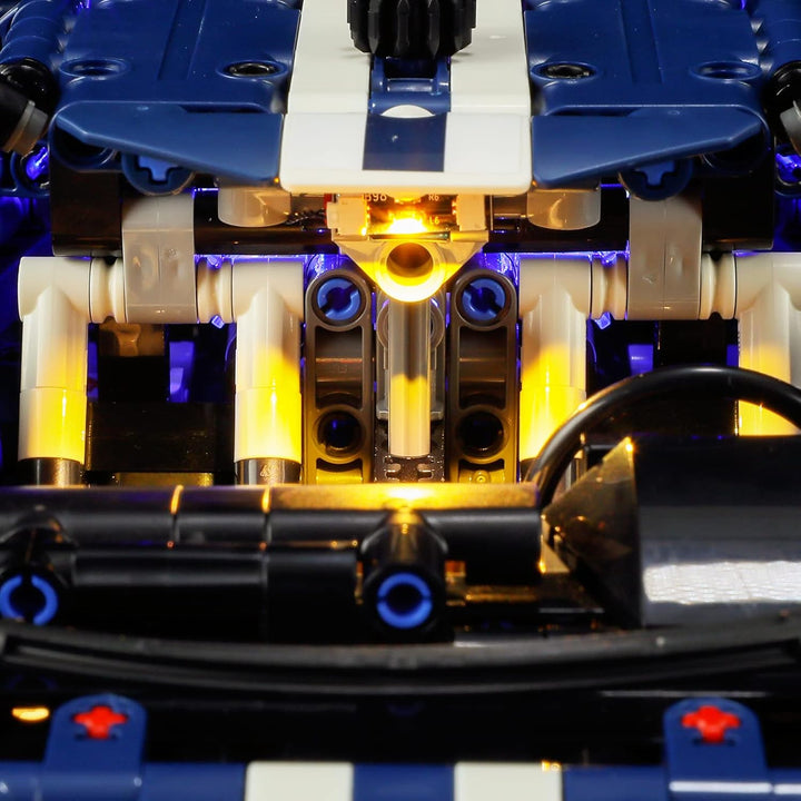 BRIKSMAX 42154 Led Licht für Lego Ford GT 2022 - Compatible with Lego Technic Bausteinen Modell - Oh