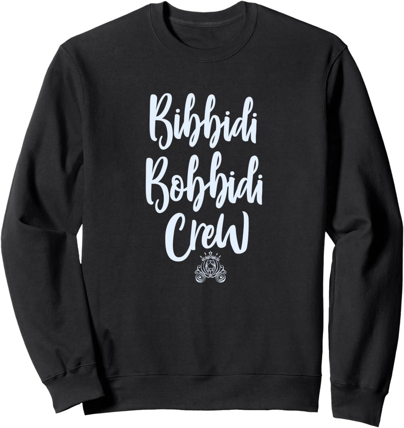 Disney Cinderella Bibbidi Bobbidi Crew Script Sweatshirt