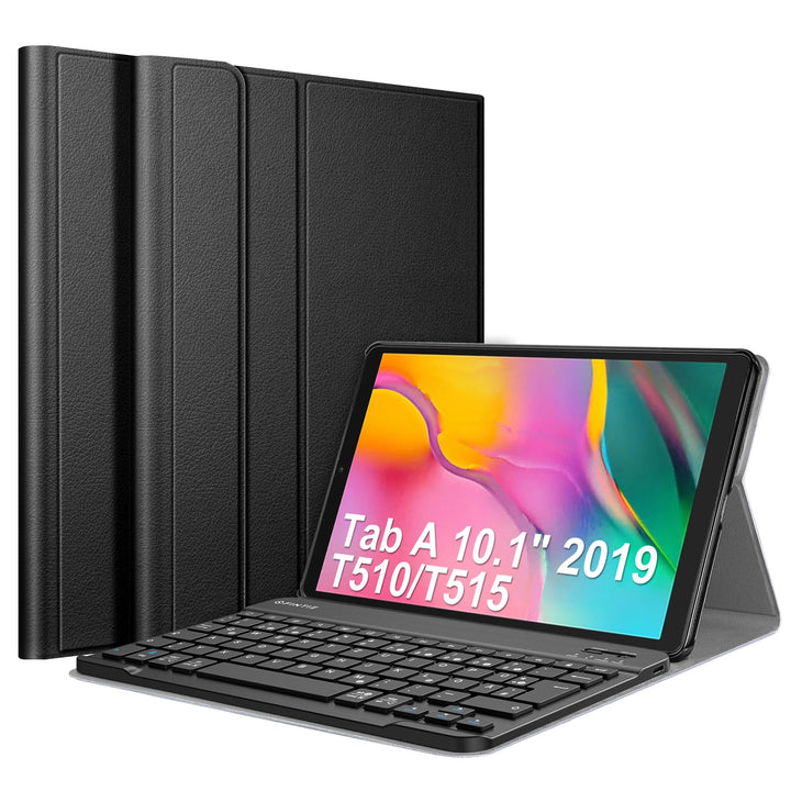 Fintie Tastatur Hülle für Samsung Galaxy Tab A 10.1 Zoll 2019 SM-T510/T515 Tablet-PC - Ultradünn lei