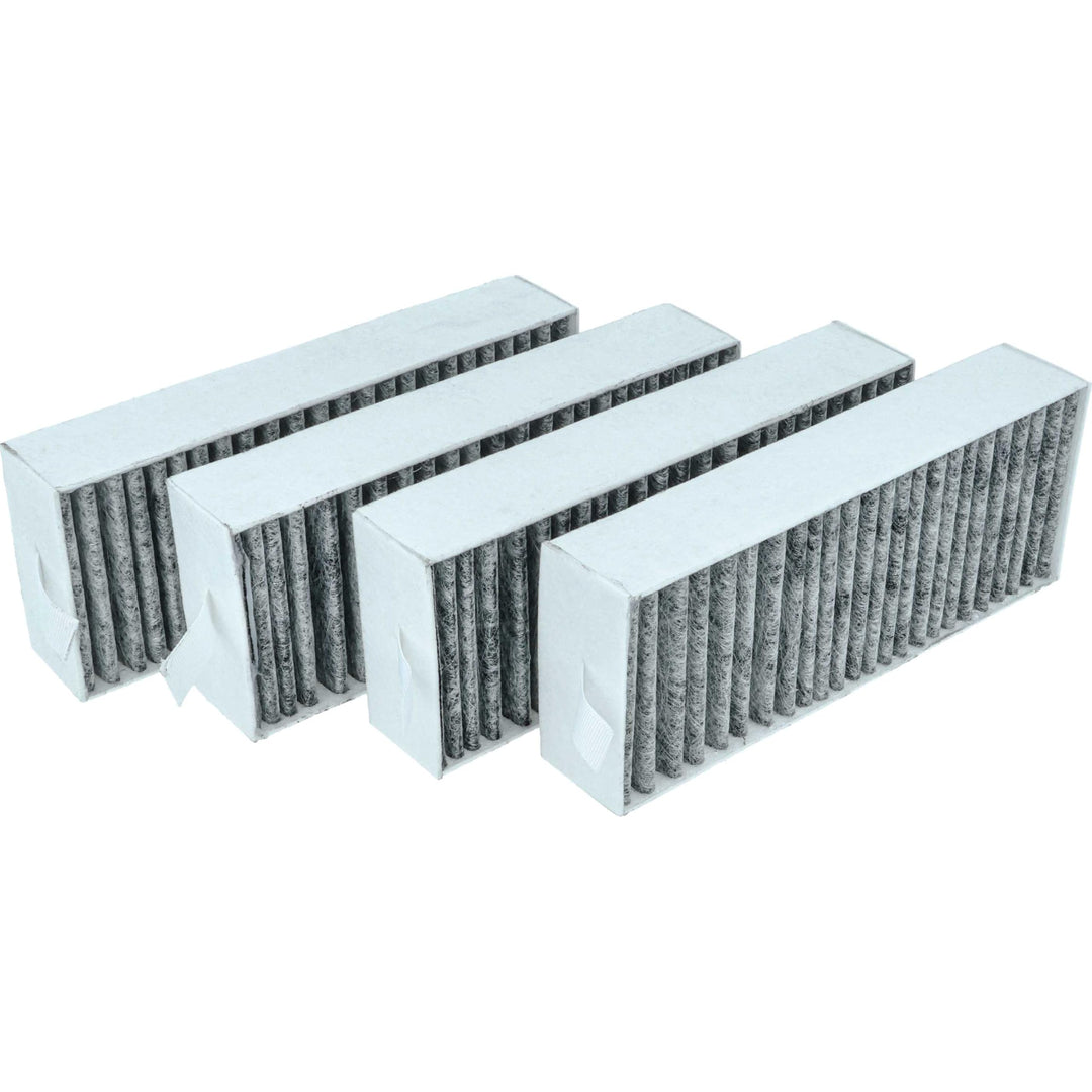 vhbw 4x Aktivkohlefilter kompatibel mit Bosch Series 6/8 PVQ711F15E, PVQ721F25E, PVQ731H26E, PVQ795F