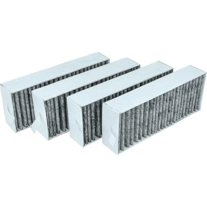vhbw 4x Aktivkohlefilter kompatibel mit Bosch Series 6/8 PVQ711F15E, PVQ721F25E, PVQ731H26E, PVQ795F