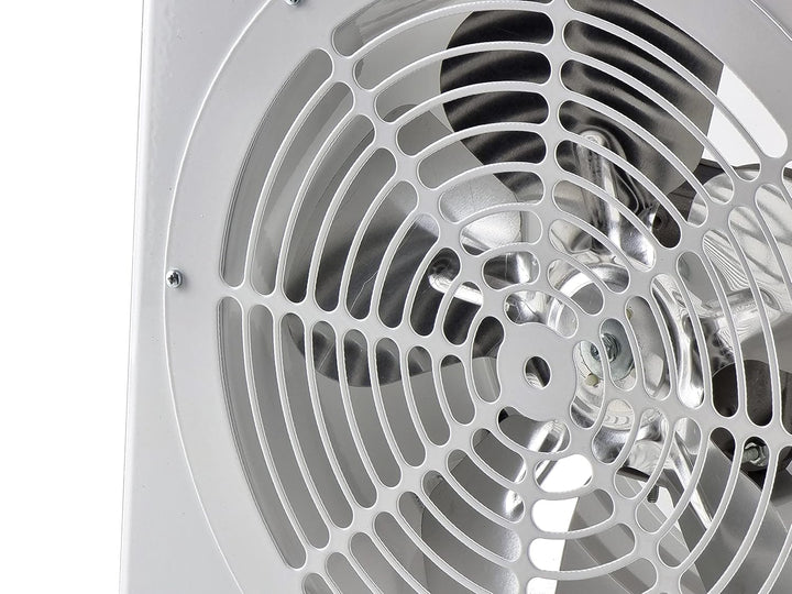 Steinberg14 Weiss Ø 250mm Rohrlüfter Wand Radiallüfter Ventilator Wandflansch Zu-Abluft, Metall Ø 25