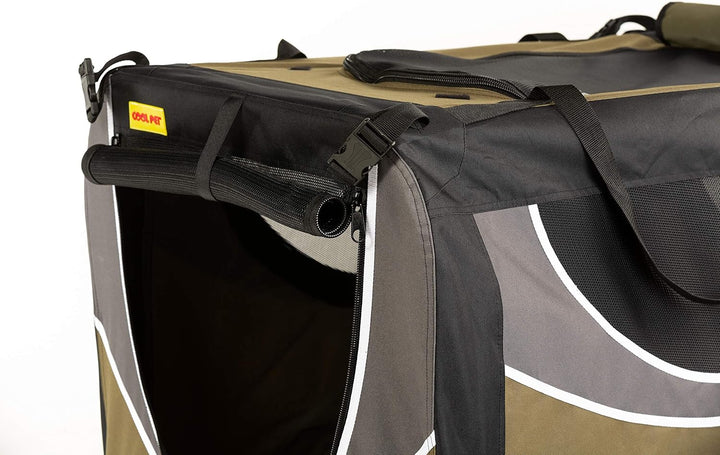 COOL PET Hundebox Transportbox, 91 * 64 * 64cm Hundehütte, Box für Hund, Katze, coolpet Hundekiste,