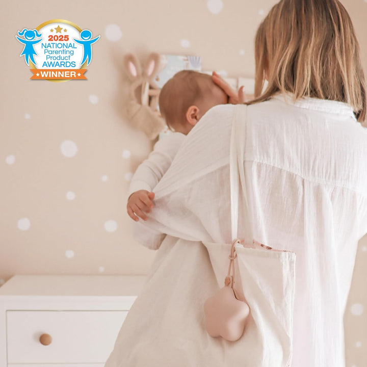 Moonkie Schnullerbox Silikon,2 Pack Box Dummy,Schnullerbox für Unterwegs Sterndesign,Dummy Boxen BPA