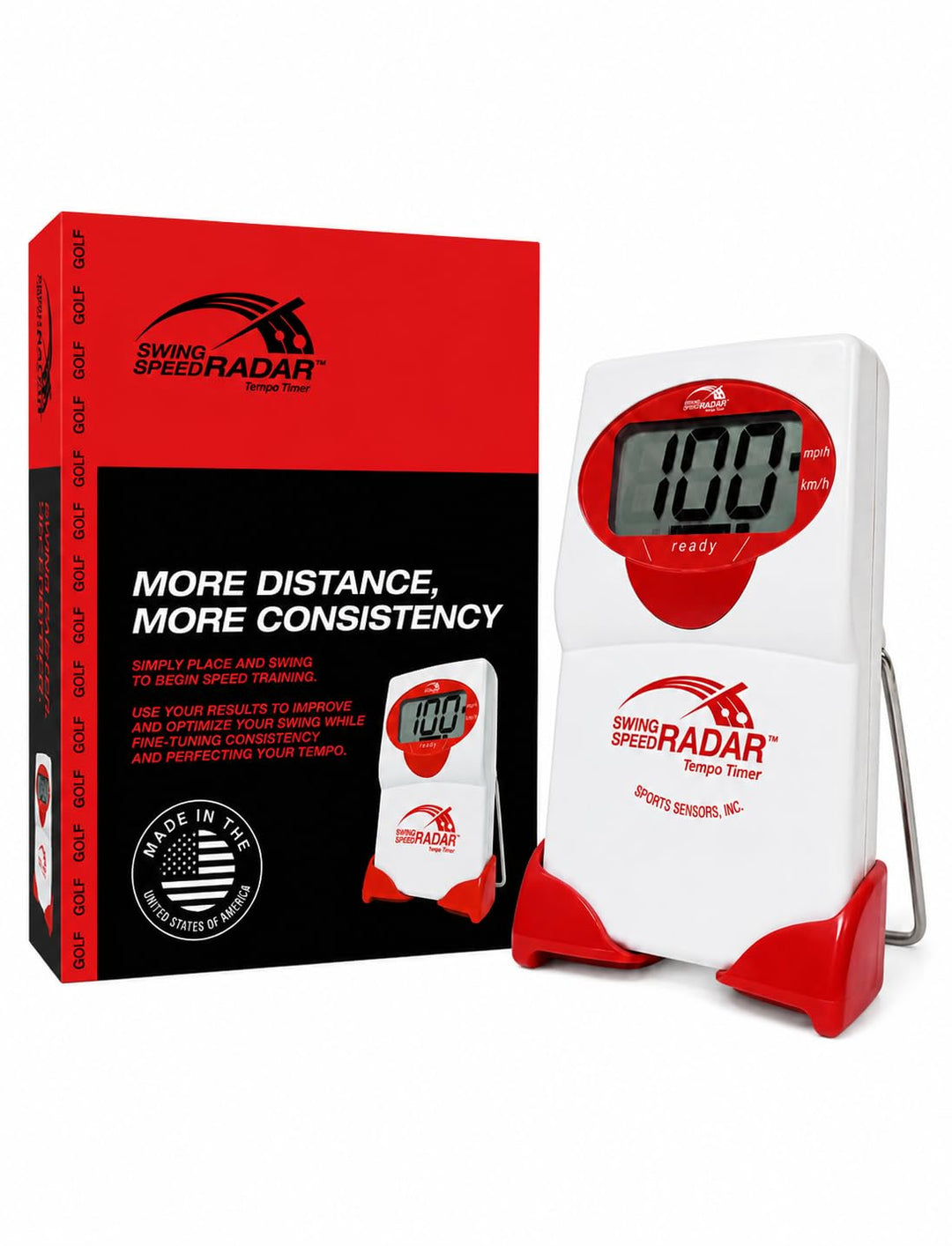 Sportsensoren Swing Speed Radar mit Tempo Timer Einheitsgrösse, Einheitsgrösse