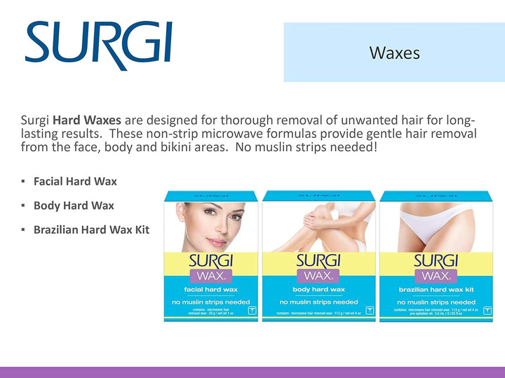 Surgi-Wax Hair Remover for Bikini Body & Leg (Enthaarungswachs)