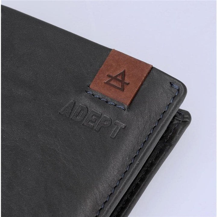 joumma Bags,s.l. Adept MAX Vertical Wallet with Einfache Geldbörse Blau, Einfache Geldbörse Blau