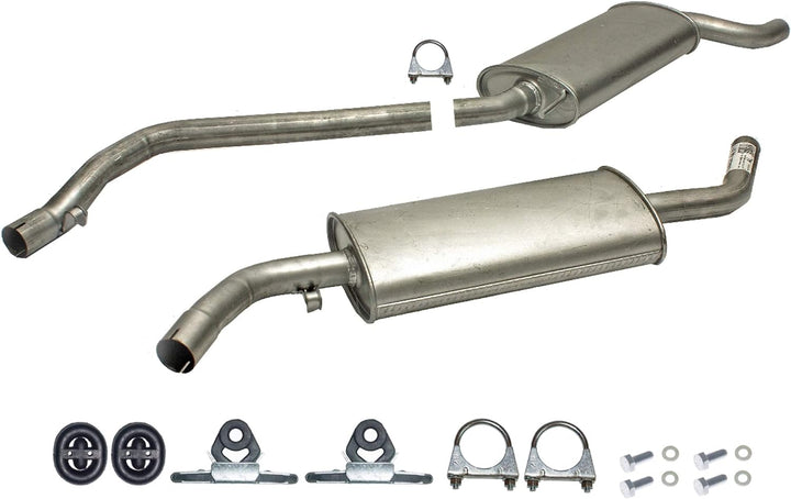 Ferroz Export Ersatz für Auspuffanlage Auspuff ab Kat VW T4 Transporter 2.0 2.5 1.9 D 2.4 D + Anbauk