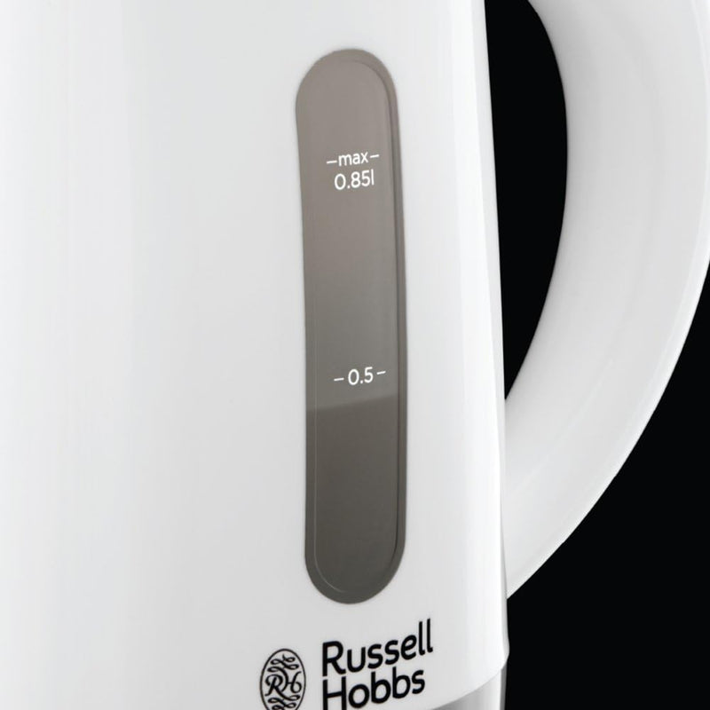 Russell Hobbs Wasserkocher klein [0,85l Reisewasserkocher mit weltweiter Spannungsanpassung] Travel