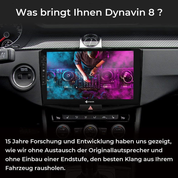 DYNAVIN Android Autoradio Navi für VW Passat B7, 10,1 Zoll OEM Radio mit Wireless Carplay und Androi