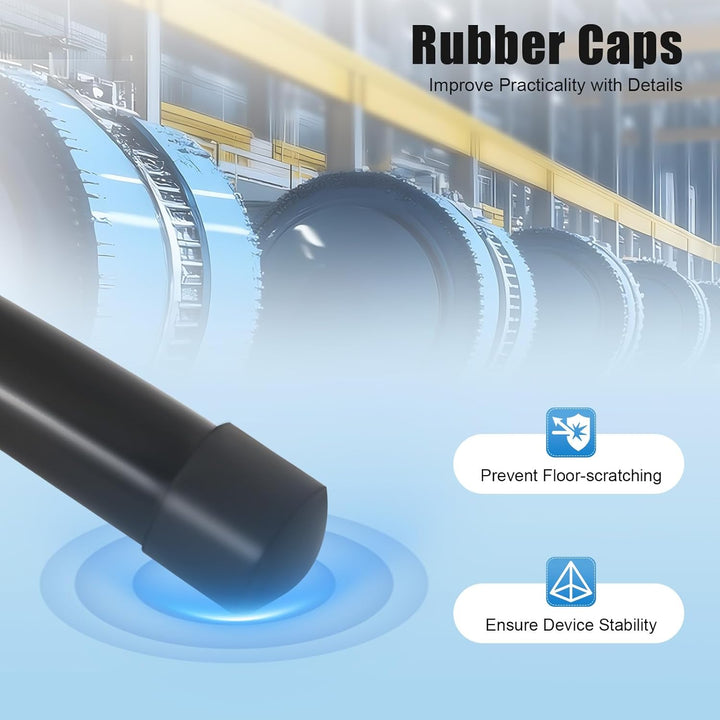 Rohrhaspel Abroller für Fussbodenheizung bis 200kg, Rohr Abrollgerät Kabelabroller mit Tasche, Heizu