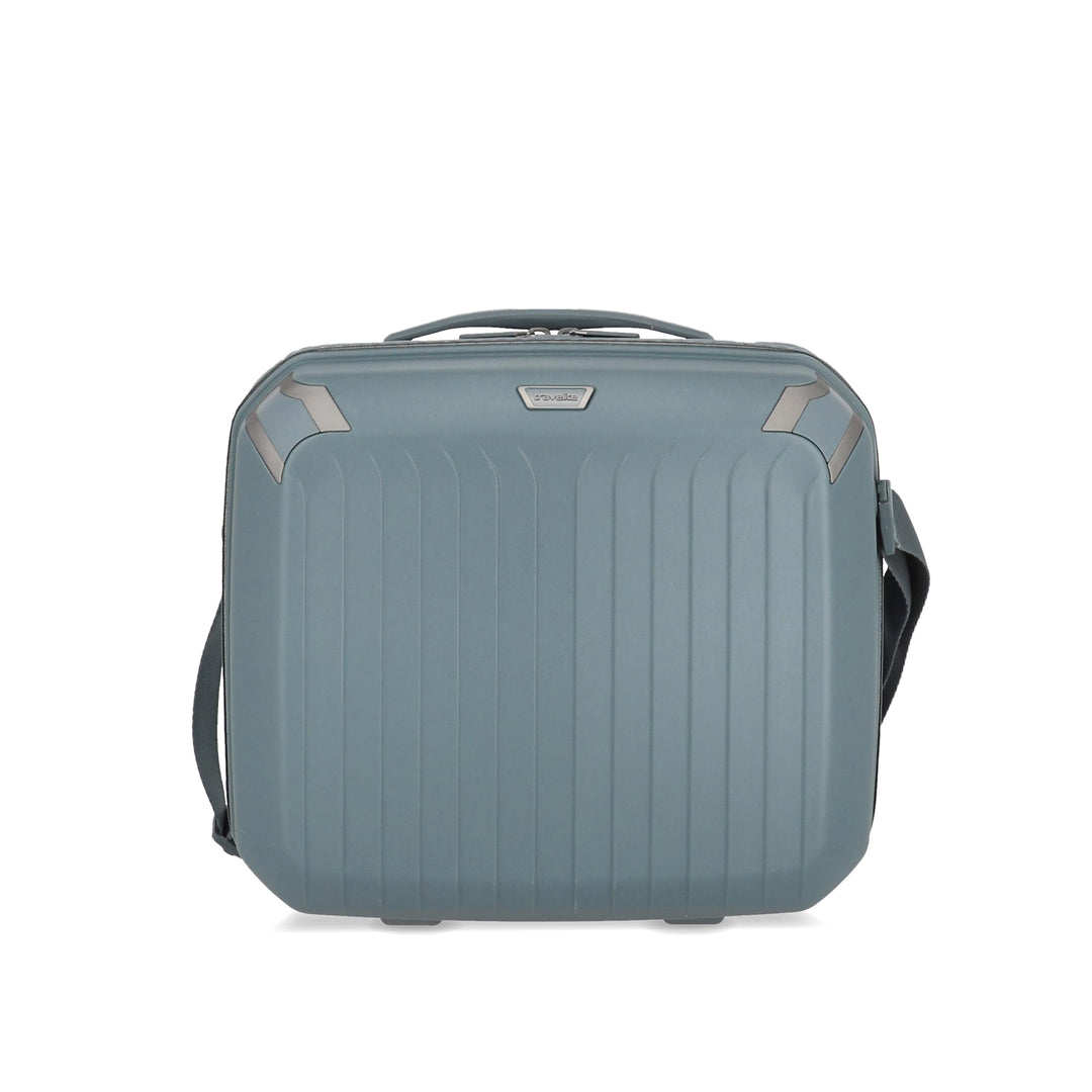 travelite Handgepäck Kosmetikkoffer Hartschale mit recyceltem Innenfutter, Gepäck Serie ELVAA: Styli